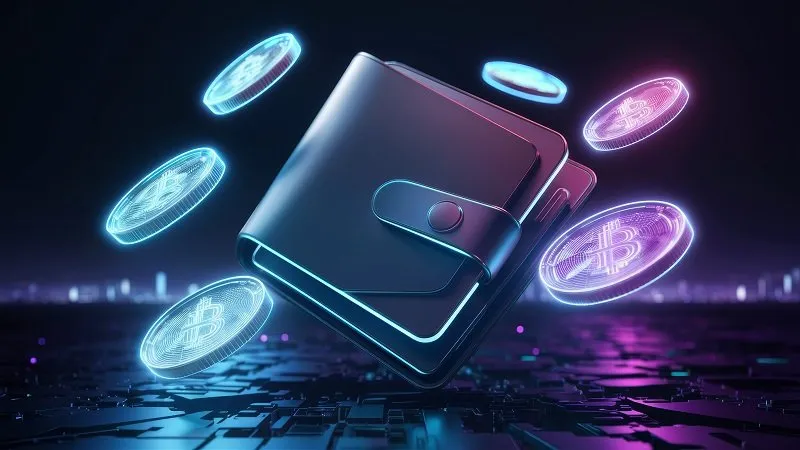 Digital Wallet with Holographic Cryptocurrency Coins