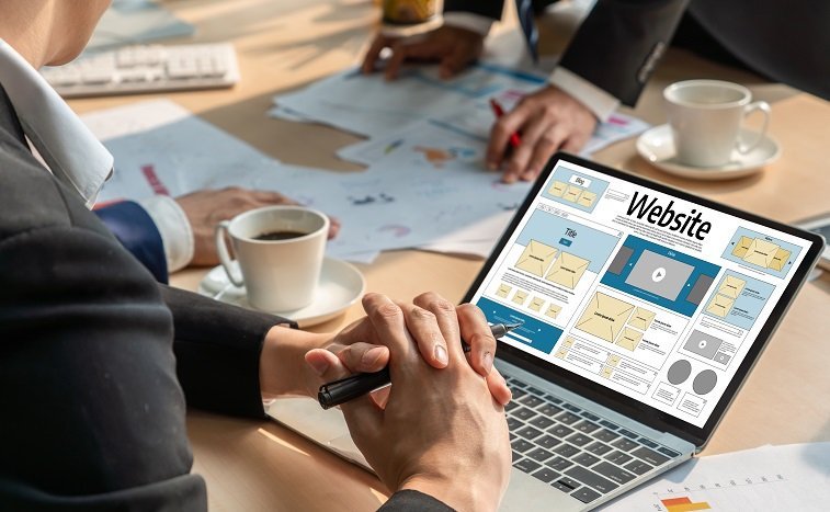 Website design software provide snugly template for online retail business