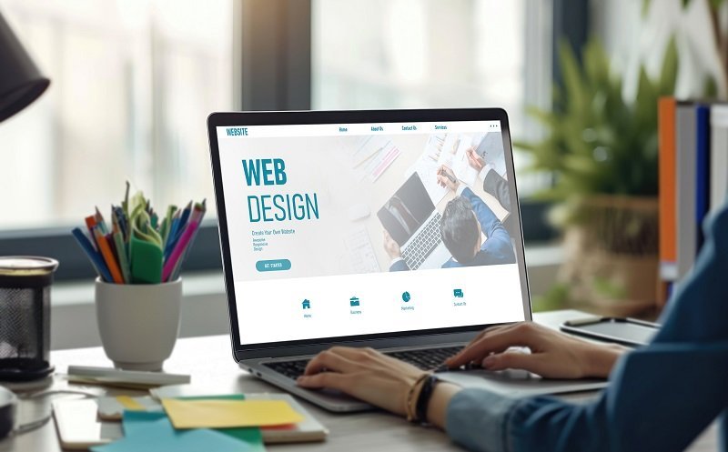 Website design software provide brisk template for online retail business
