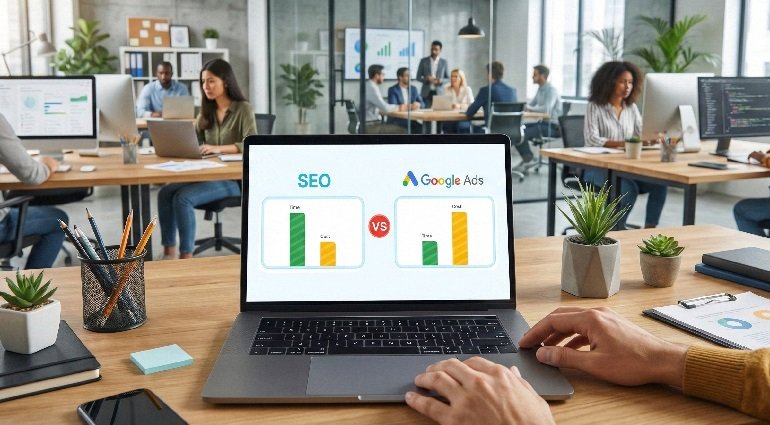 SEO vs Google Ads Strategi Mana yang Lebih Menguntungkan